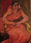 Chaim Soutine Woman in Pink oil painting picture wholesale